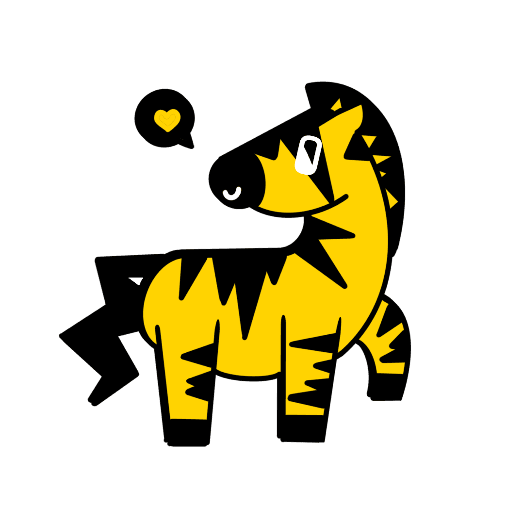 Zigbra Mascot